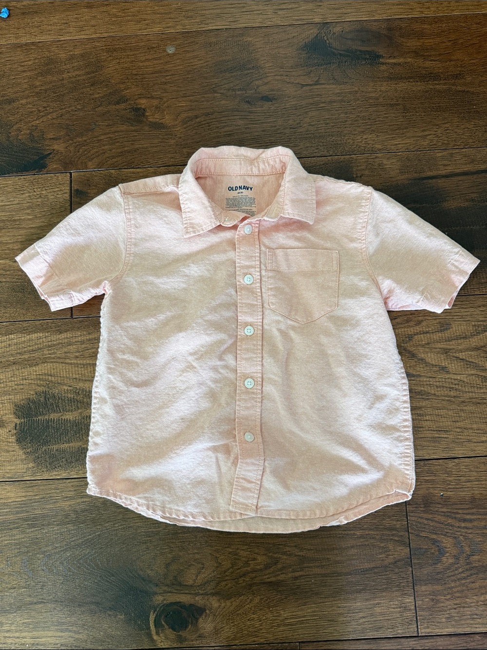 Old Navy orange Button Down shirt size x small 5